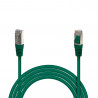 Câble réseau RJ45 Cat. 6 100% cuivre blindé FTP vert 7.50m