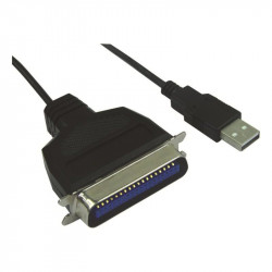 Cordon USB / Centro 36 mâle pour imprimante parallèle IEEE1284 1.20m