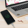 Câble USB-C vers USB Charge et transfert données nylon tressé 1m Blan