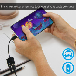 Adaptateur USB C Jack et chargeur USB C