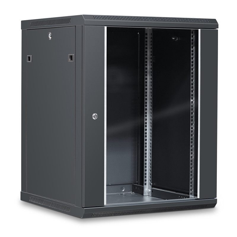 Coffret Armoire Réseau 19 pouces 15U 600 x 600 x 769mm Noir