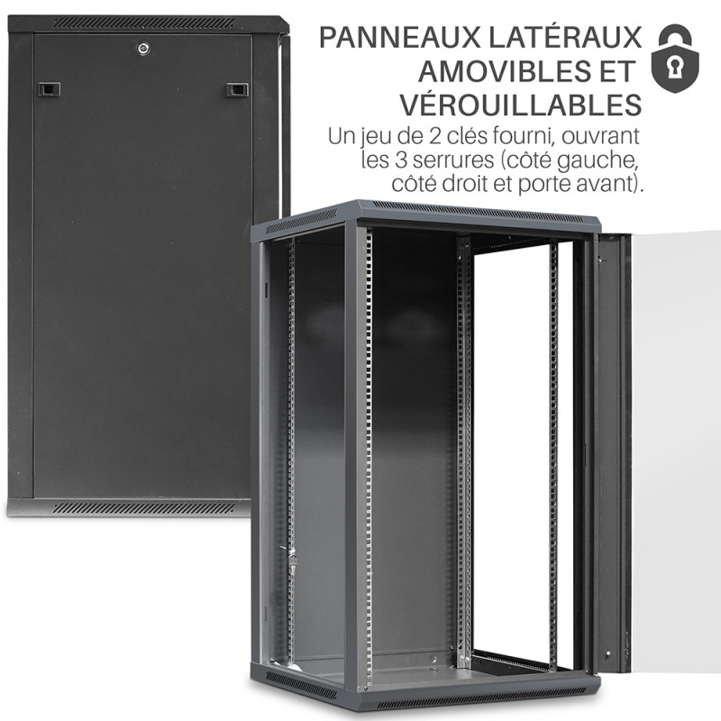 Baie De Brassage Ouverte Kimpex 19", 600x800mm, 33U, Neuve