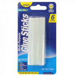 Lot de 6 batons de colle 100mm diametre 11.20mm