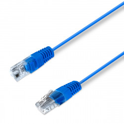 Câble téléphonique RJ45 UTP 1 paire 4/5 Bleu 0,50 m