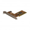 Carte PCI 4 ports USB 2.0 + 1 interne Sunix 4212V