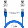 Câble téléphonique RJ45 UTP 1 paire 4/5 Bleu 3,00 m