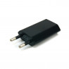 Chargeur secteur USB compact 1A noir blister Waytex