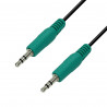 Câble Audio Jack 3.5 mm Auxiliaire Mâle vers Mâle Haute Qualité 1,50m