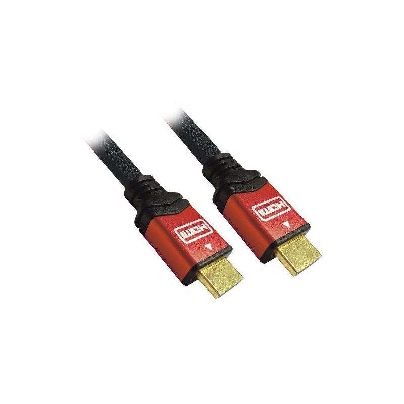 Cordon HDMI Premium High Speed 1.3 A/A connect Or et câpots Alu 3.00m