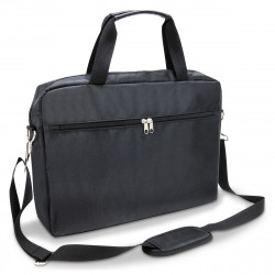Sacoche pour PC portable 15.6'' et documents en nylon noir