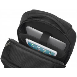 Sac à dos pour PC portable 15.6  et tablette noir multicompartiments
