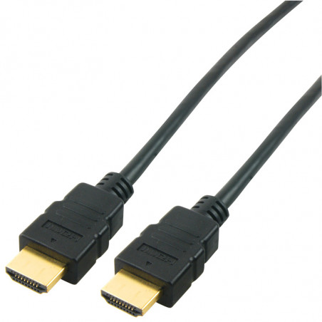 Cordon HDMI High Speed with Ethernet 1.4 A/A connecteurs Or 3.00m