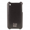 Coque cuir Lézard noir avec film de protection pour iPhone 3G/3GS 