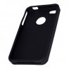 Coque silicone rigide noir pour iPhone 4/4S Stk IP4TPUBLK