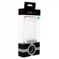 Coque silicone rigide blanc pour iPhone 4/4S Stk IP4TPUWH