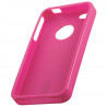 Coque silicone rigide rose pour iPhone 4/4S Stk IP4TPUPK