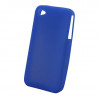 Coque silicone pour iPhone 4/4S Bleu Foncé Waytex