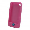 Coque silicone pour iPhone 4/4S Rose Waytex