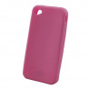 Coque silicone pour iPhone 4/4S Rose Waytex