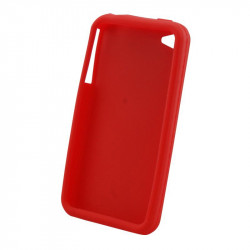 Coque silicone pour iPhone 4/4S Rouge Waytex