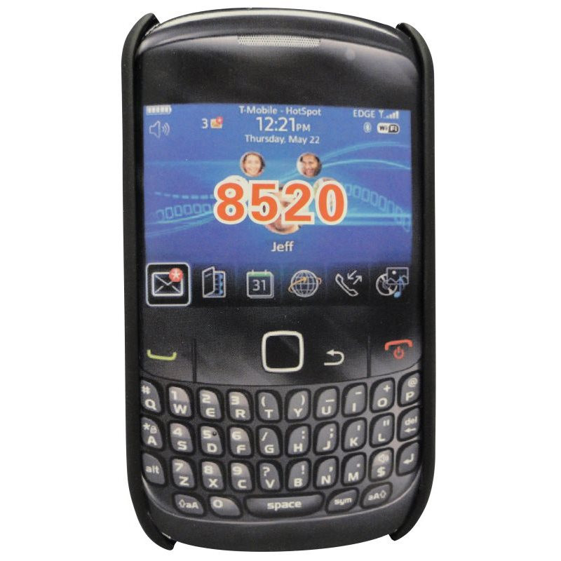 Protection silicone noir pour BlackBerry 8520 CFPRB8520SOBK