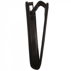 Housse de protection pour iPhone 4/4S fermeture verticale noire Vrac