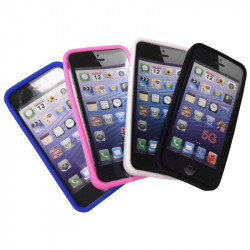 Housse silicone pour iPhone 5 noir