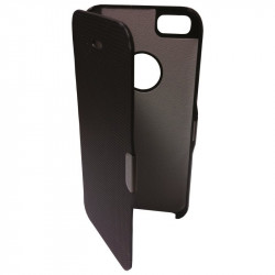 Housse de protection pour iPhone 5 avec fermeture magnétique noire