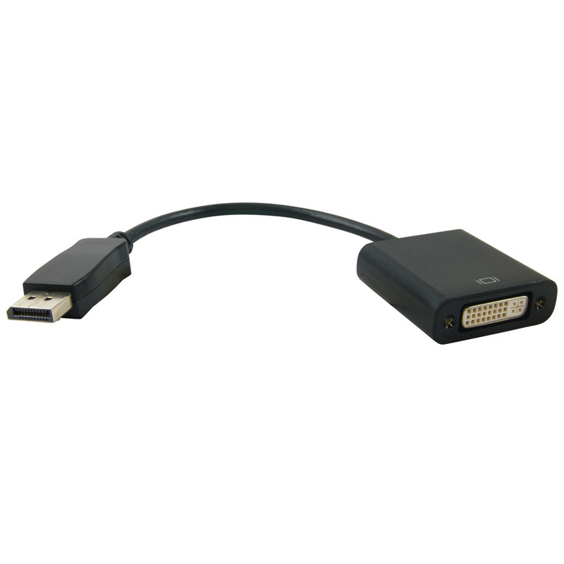 Adaptateur passif DisplayPort 1.2 mâle/DVI femelle 4K cordon 0.15m