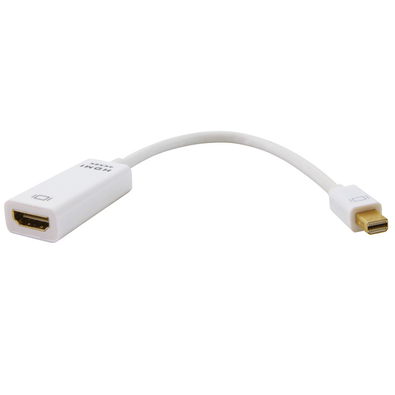 Adaptateur passif miniDisplayPort 1.2 mâle/HDMI Femelle 4K cord 0.15m