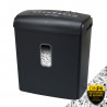 Destructeur de Documents Coupe Croisée 8 Feuilles Bac 15L