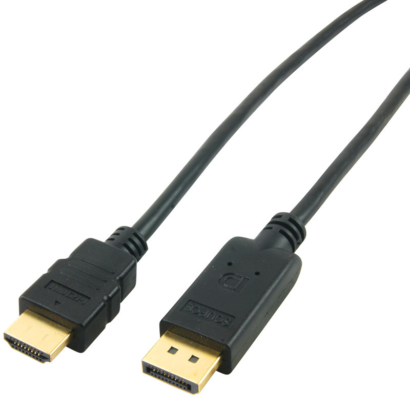 Cordon DisplayPort 1.2 Male / HDMI Male 1.80m