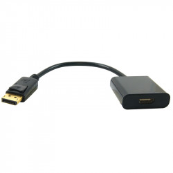Adaptateur passif DisplayPort 1.2 mâle/HDMI femelle avec cordon 0.15m
