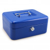 Caissette à monnaie 6 compartiments 200x160x90mm bleue