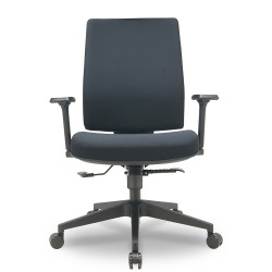 Fauteuil de bureau  dossier matelassé et dacron