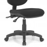 Pied de fauteuil de bureau étoile 5 branches 300 mm en Nylon Noir