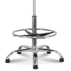 Pied de rechange pour fauteuil de bureau en acier chromé