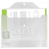 Pochettes porte document plastique transparent fermeture pression