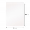 Sachet fermeture rapide, transparent 50mic, 350x450mm sachet de 100