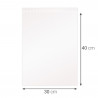 Sachet fermeture rapide, transparent 50mic, 300x400mm sachet de 100