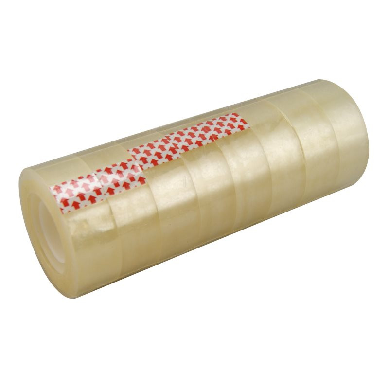Ruban adhésif transparent de bureau 19mm x 33m pack de 8