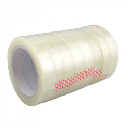 Ruban adhésif transparent de bureau 19mm x 66m pack de 8