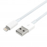 Cable chargeur pour Apple Lightning  à USB 2.0 longueur 2m blanc
