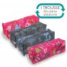 Trousse Fourre-tout 19 x 6 x 7 cm Textile Souple Coloris Assortis