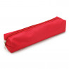 Trousse Fourre-tout 21x4x4 cm  Zippé Textile Souple Rouge