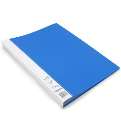 Protège Doc A4 80 Vues 40 Poch Polypro Premium Identifiable - Bleu