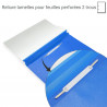 Chemises à lamelles avec étiquette sachet de 10 - Couleurs assorties