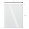 Porte vues A4 Personnalisable 40 Vues Couverture Polypro Transparente