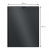 Portes vues A4 Personnalisable 60 Vues Couverture Polypro Noir