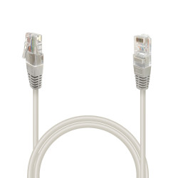 Câble réseau RJ45 Cat. 6 non blindé UTP gris 0.50m